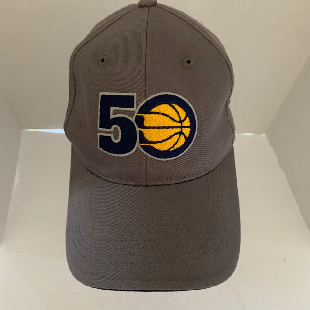 Indianapolis NBA Pacers 50years adult baseball hat